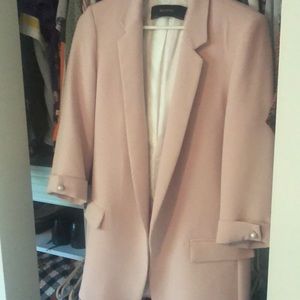 NWOT Zara Blush Pink Blazer